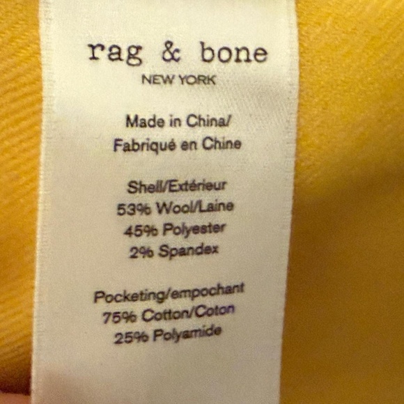 Rag & Bone Bonnie Single Button Blazer  (size 10) - Picture 8 of 8